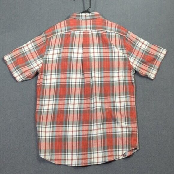 Filson Shirt Men's M Red Plaid Light Weight Alaskan Guide Shirt Short Sleeve NWT - Picture 8 of 11